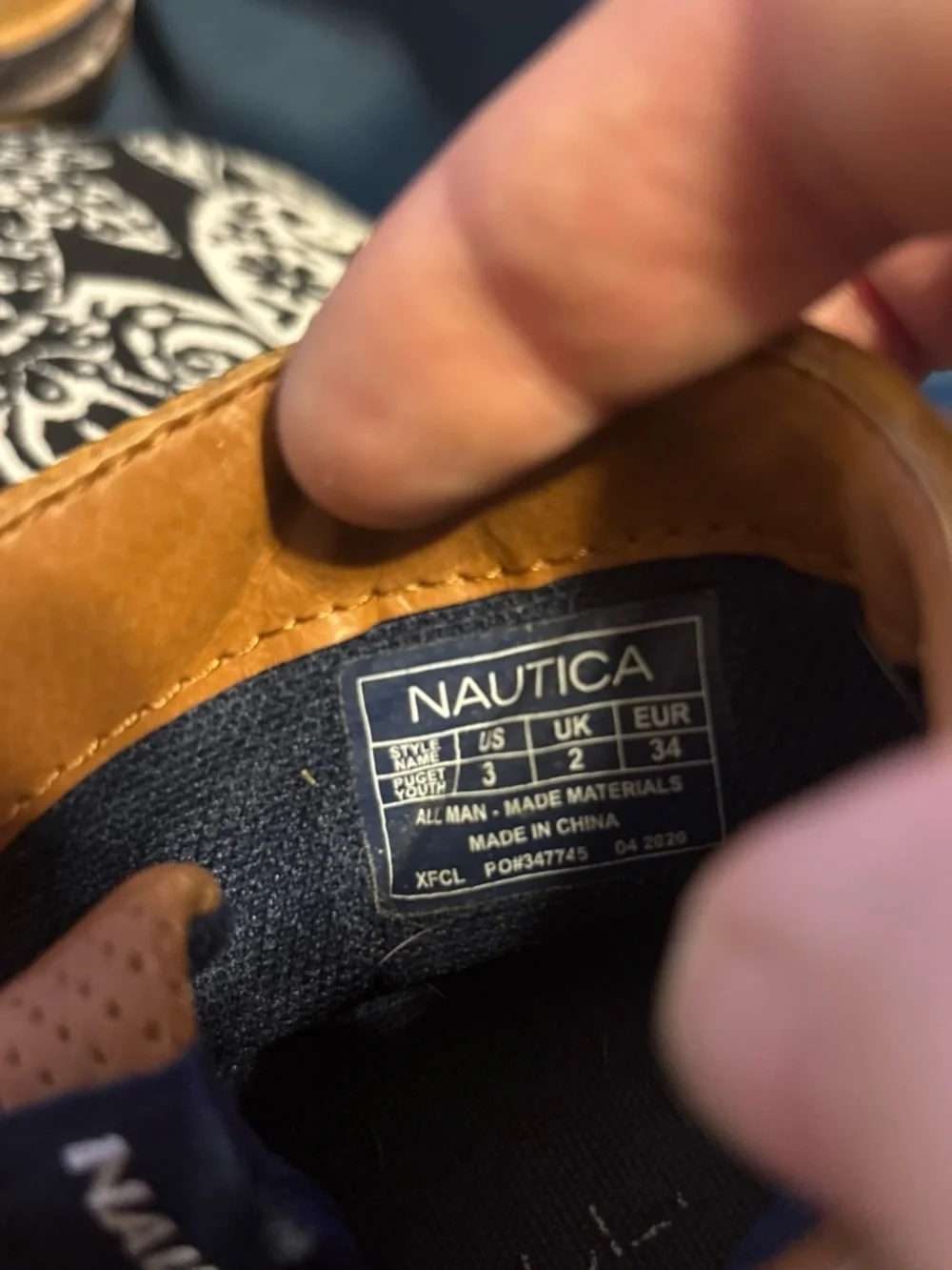 Nautica Men’s Tan Suede Chukka Boots